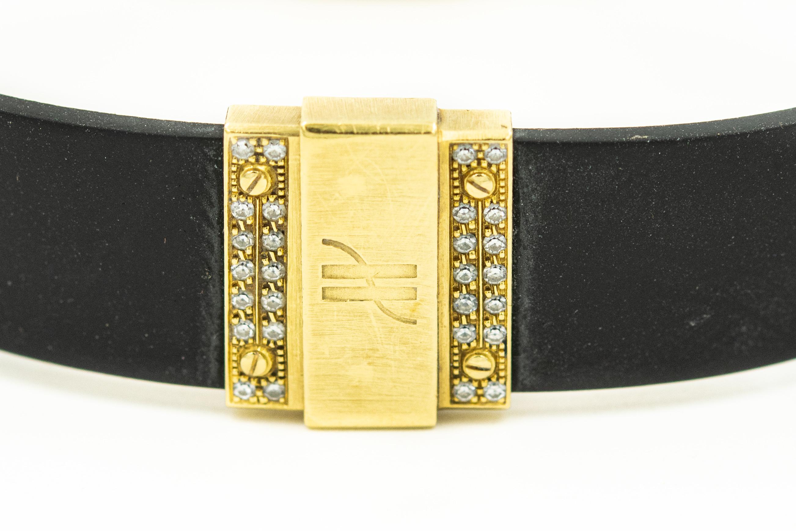 Rare Ladies Hublot Ruby Diamond 18k Gold Wrist Watch Ref. 139.10.6 In Good Condition For Sale In Miami Beach, FL