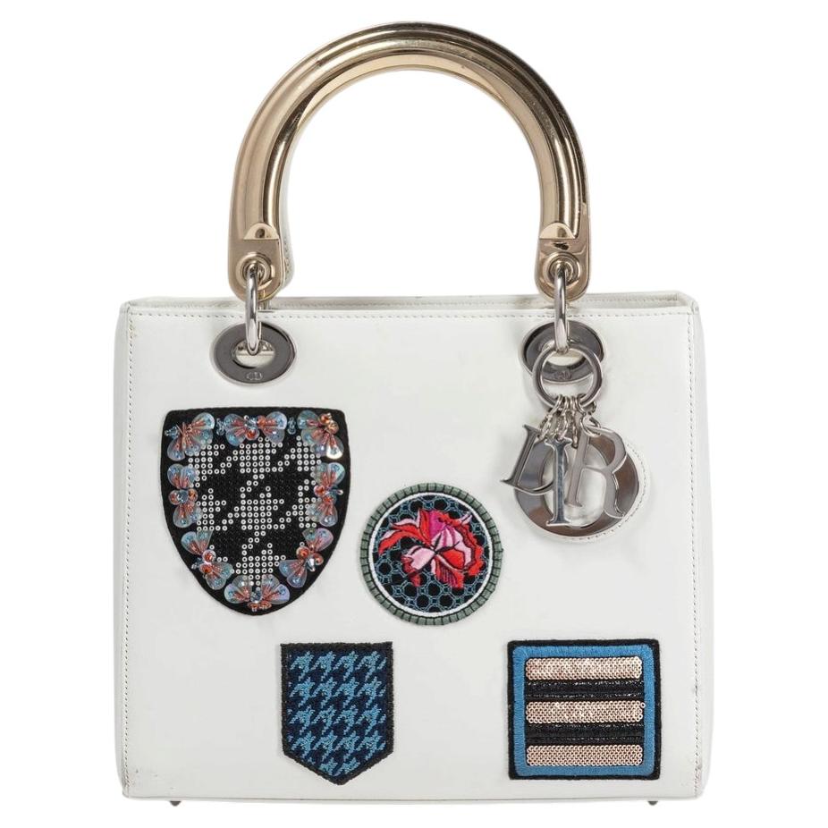 Rara borsa "Lady Dior" in patchwork in vendita