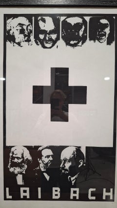 Rare Laibach Vintage Concert / Art Poster – Neue Slowenische Kunst (NSK) – Indus
