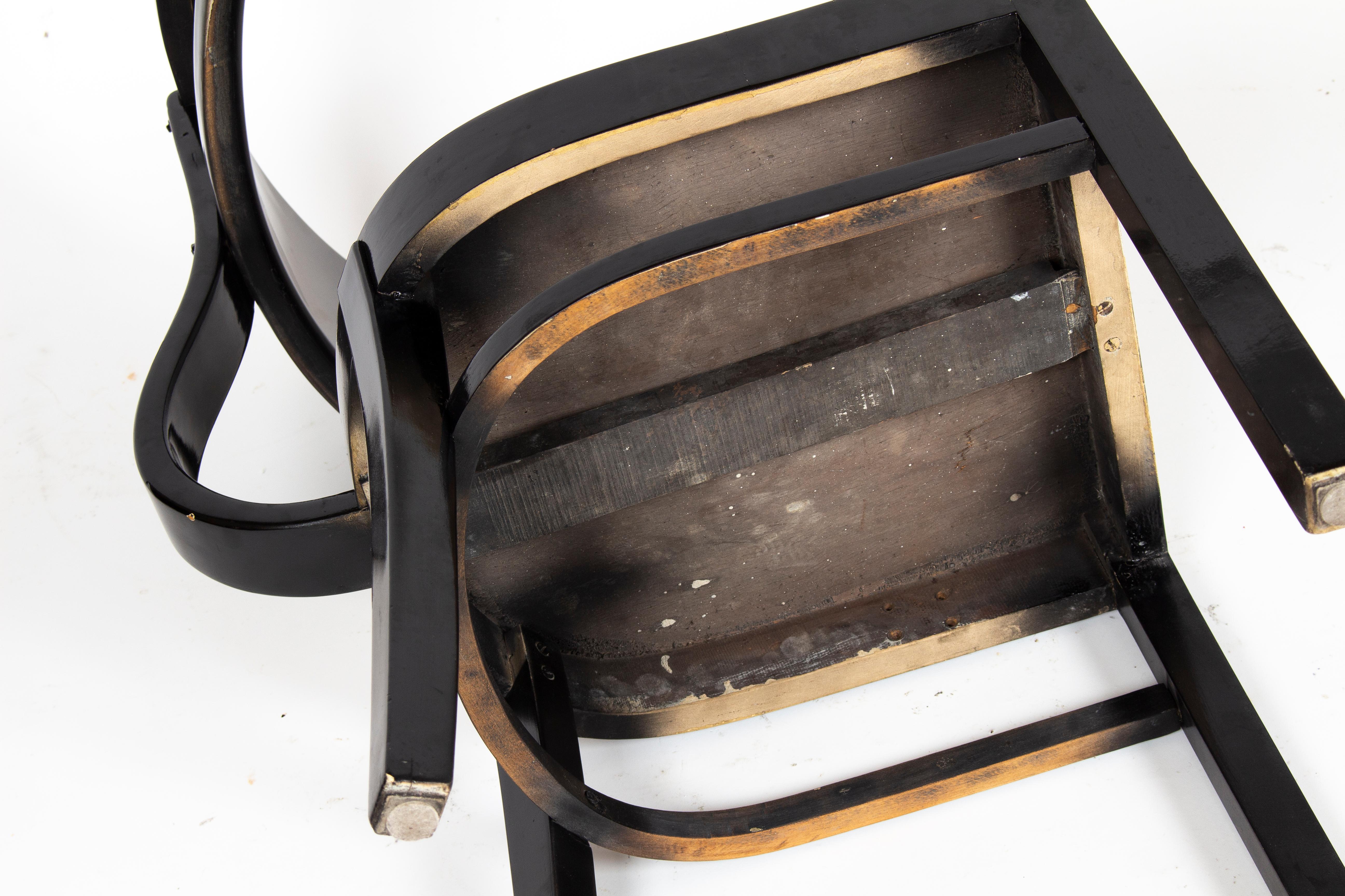 Rare Lajos Kozma Art Deco Chairs, 1930s '2 Pieces' For Sale 1