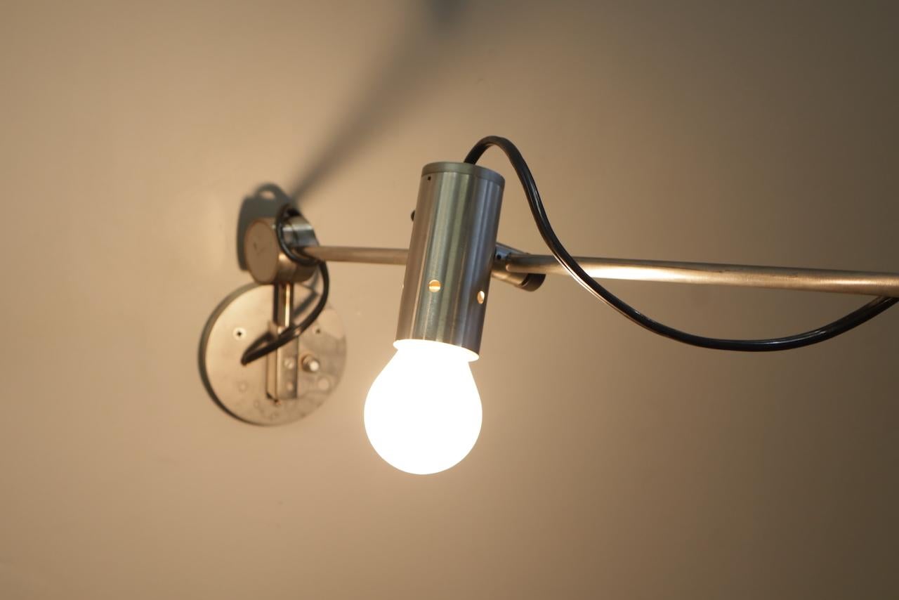 Rare Lampade da parete Model 1144 di Tito Agnoli per O-Luce, anni '50 In condizioni buone in vendita a Rovereta, Repubblica di San Marino