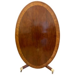 Rare Large 10 Seater Antique George III Oval Quality Mahogany Dining Table
