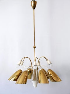 Rare Large 12-Armed Sputnik Chandelier or Pendant Lamp by Vereinigte Werkstätten