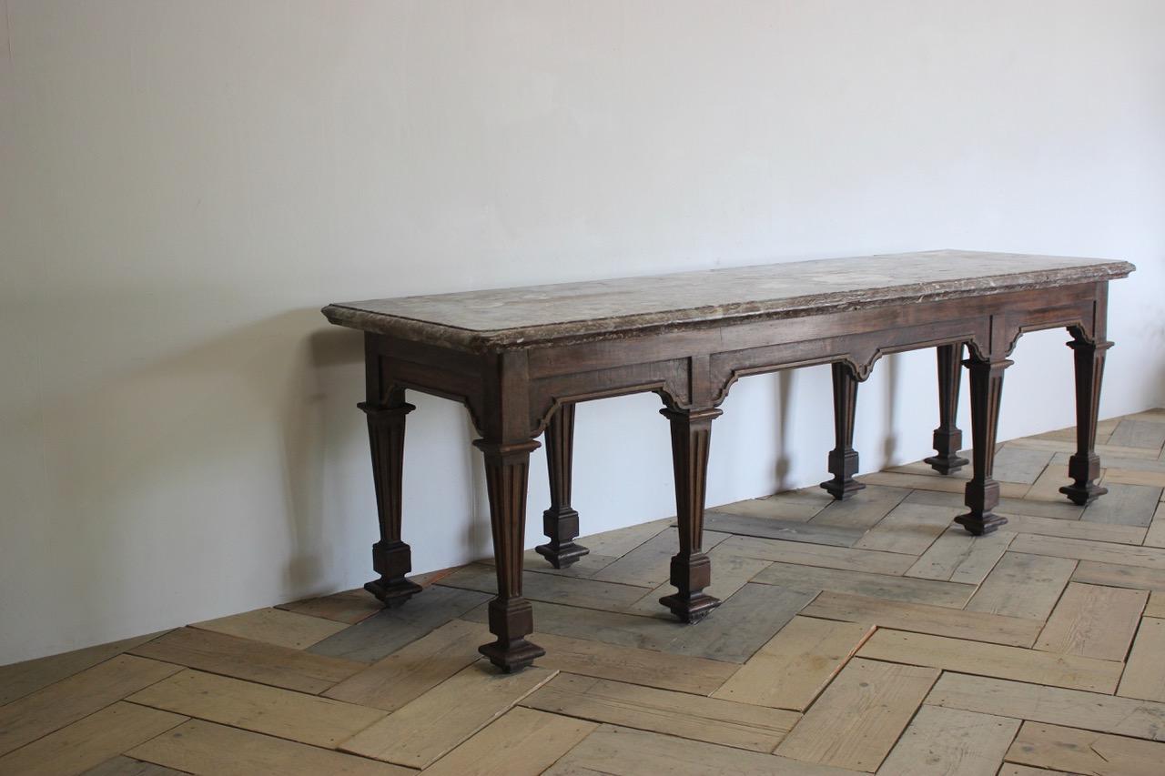Marble Rare Large 18th Century French Console Table