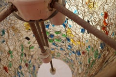 Rare large 1960's color lucite light