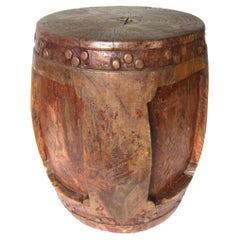 Rare Large 19th Century Carved Chinese Wooden Stool