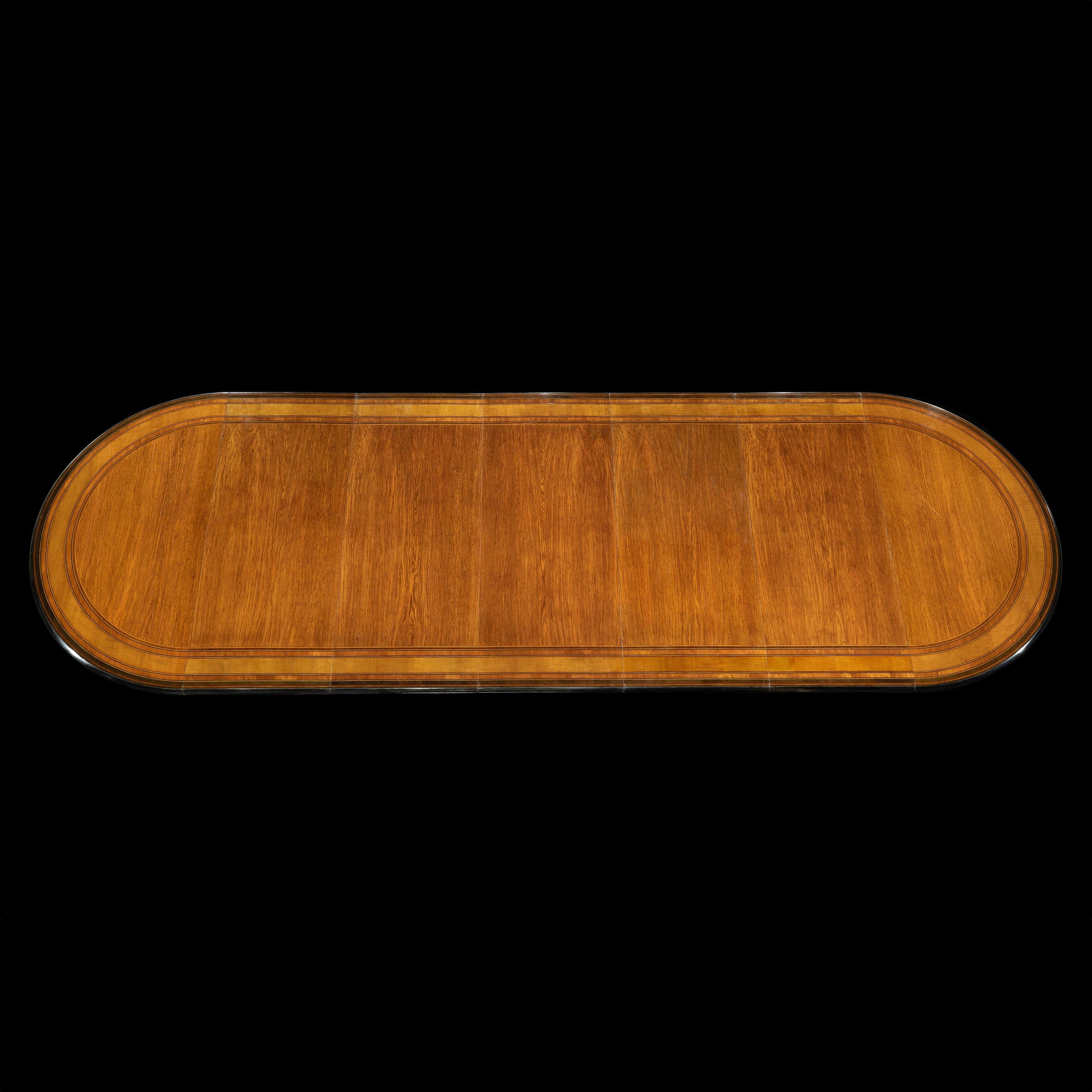 Rare & Large 19th Century English Extending Dining Table by Jackson & Graham For Sale 2