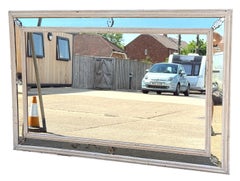 Rare Large 19th Century Italian Painted Marginal Mirror