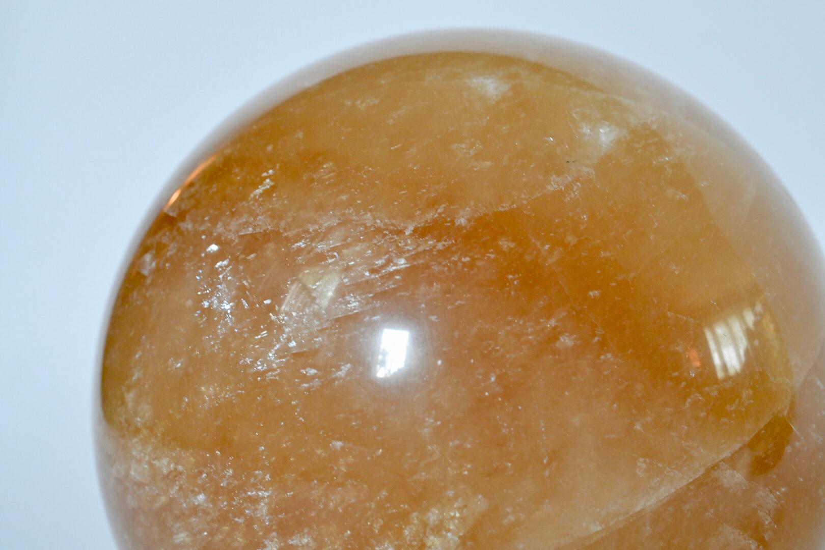 amber quartz crystal
