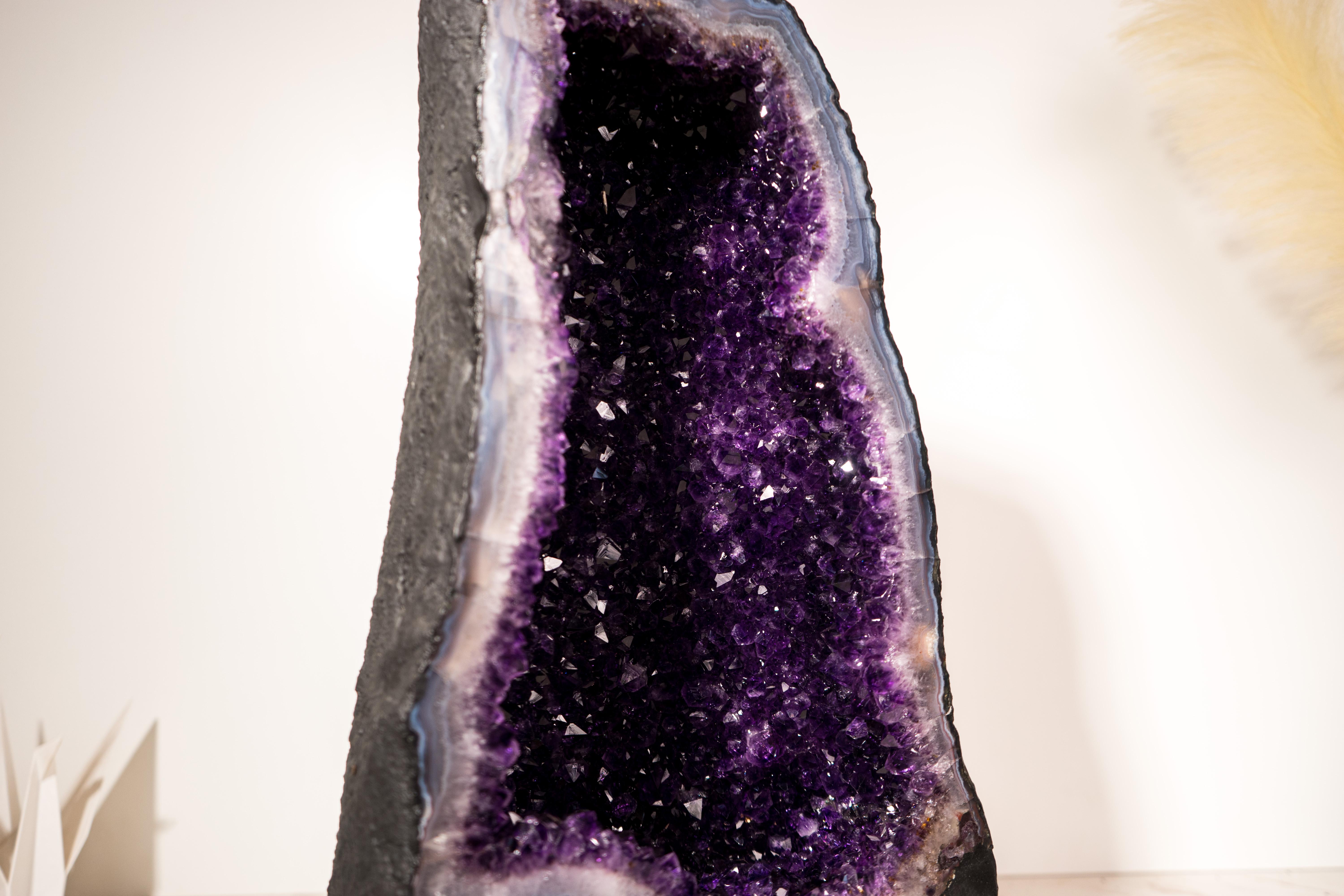 Rare Large Amethyst Geode Cathedral For Sale 4