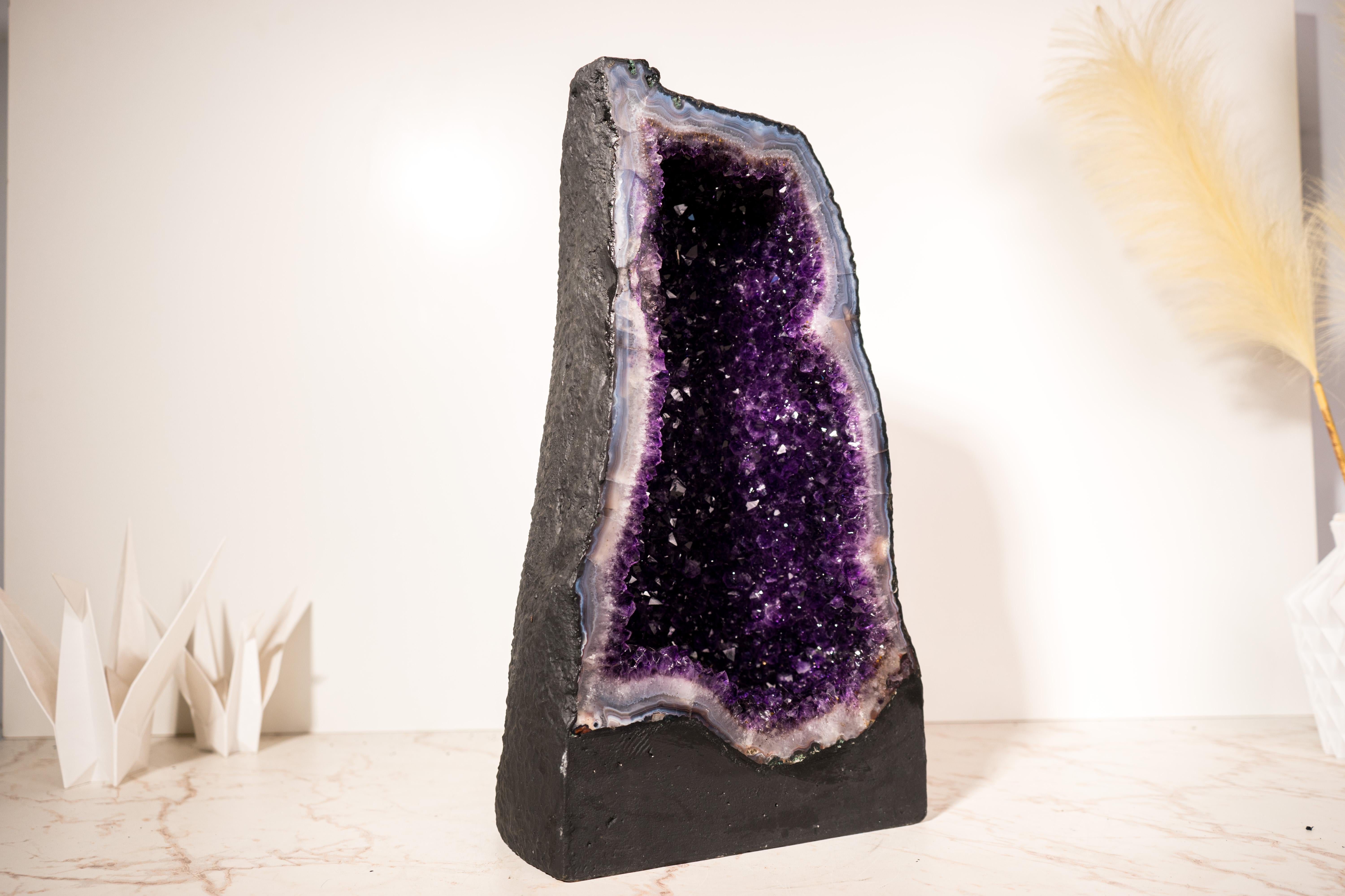 Rare Large Amethyst Geode Cathedral For Sale 5