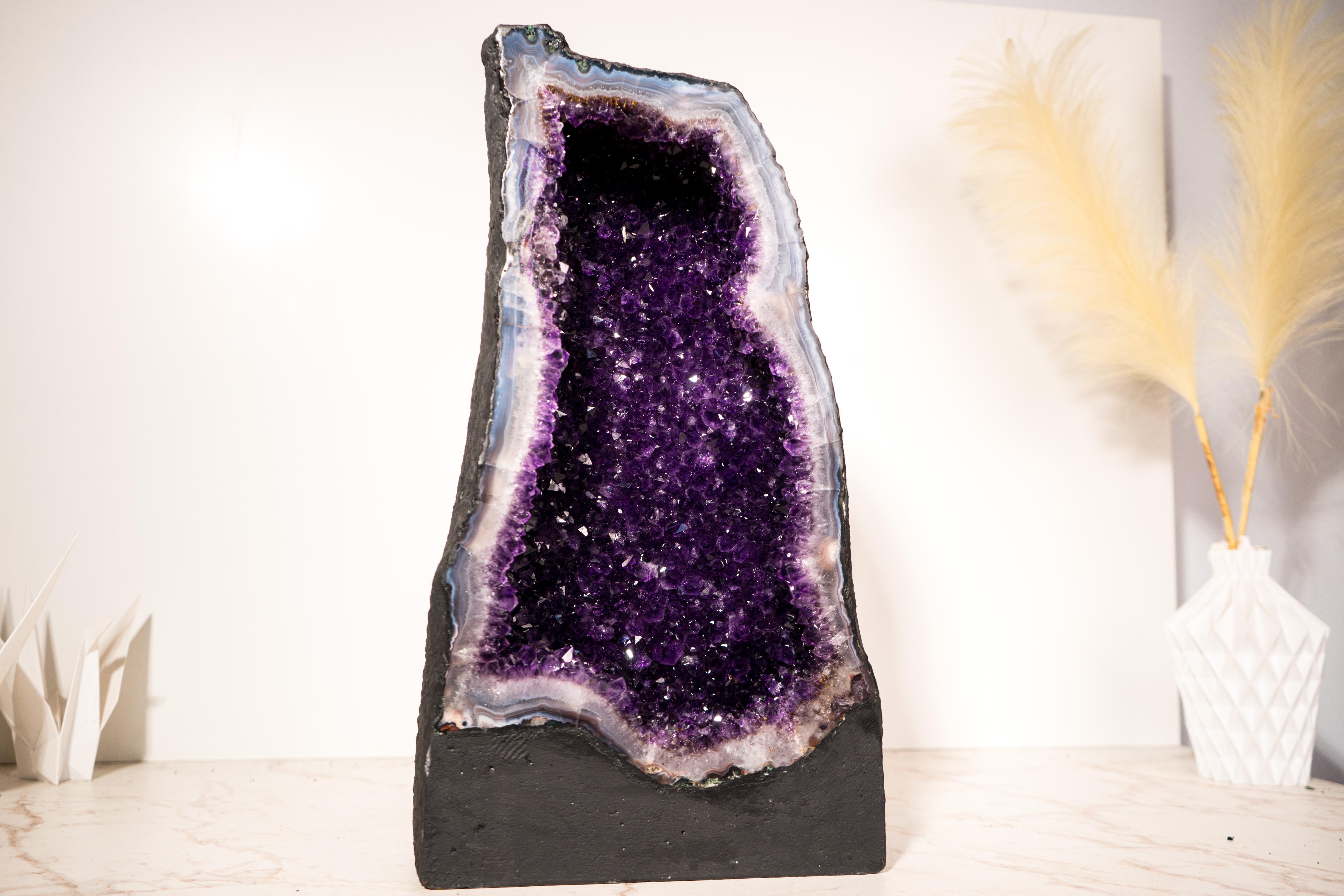 Crystal Rare Large Amethyst Geode Cathedral For Sale