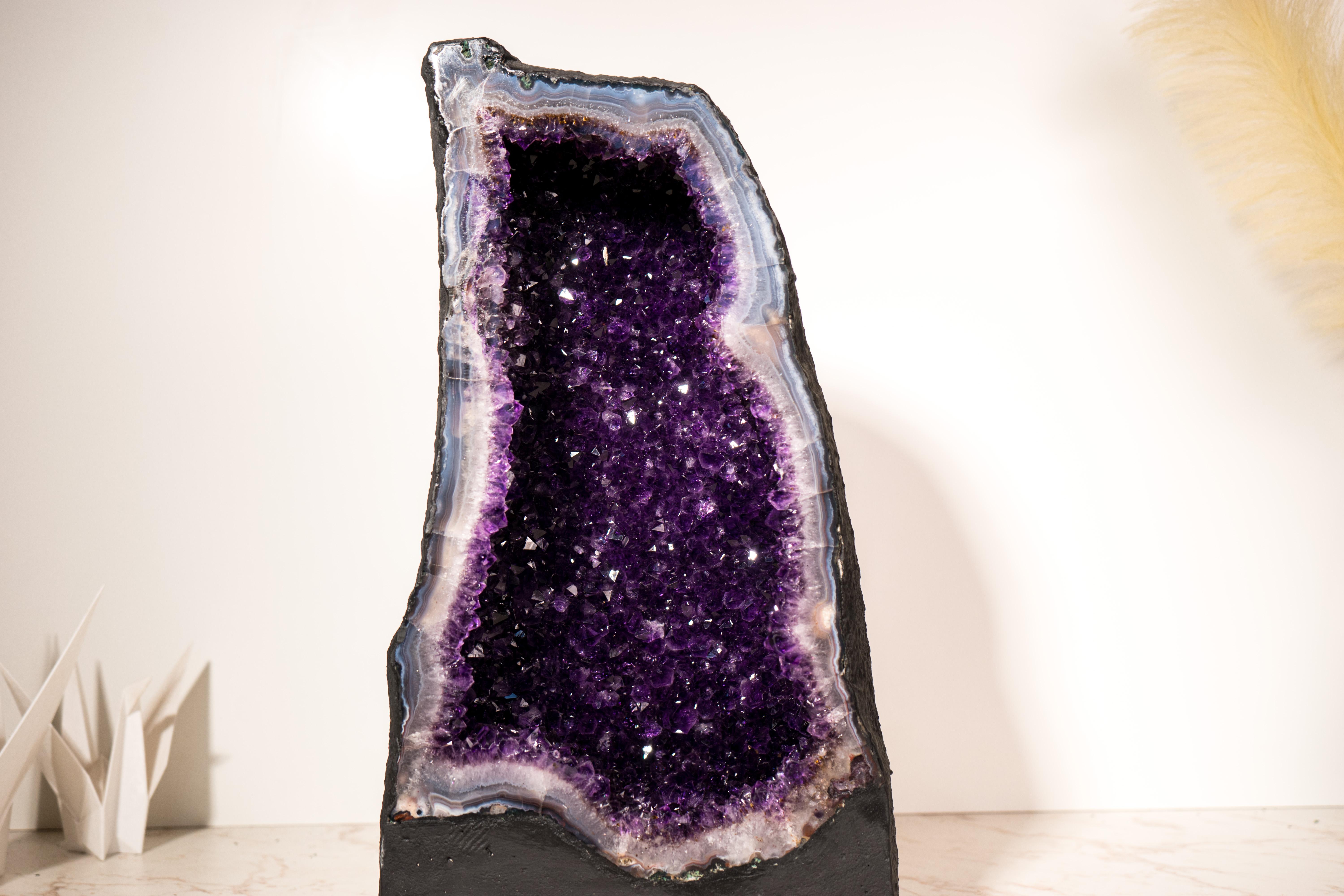 Rare Large Amethyst Geode Cathedral For Sale 2