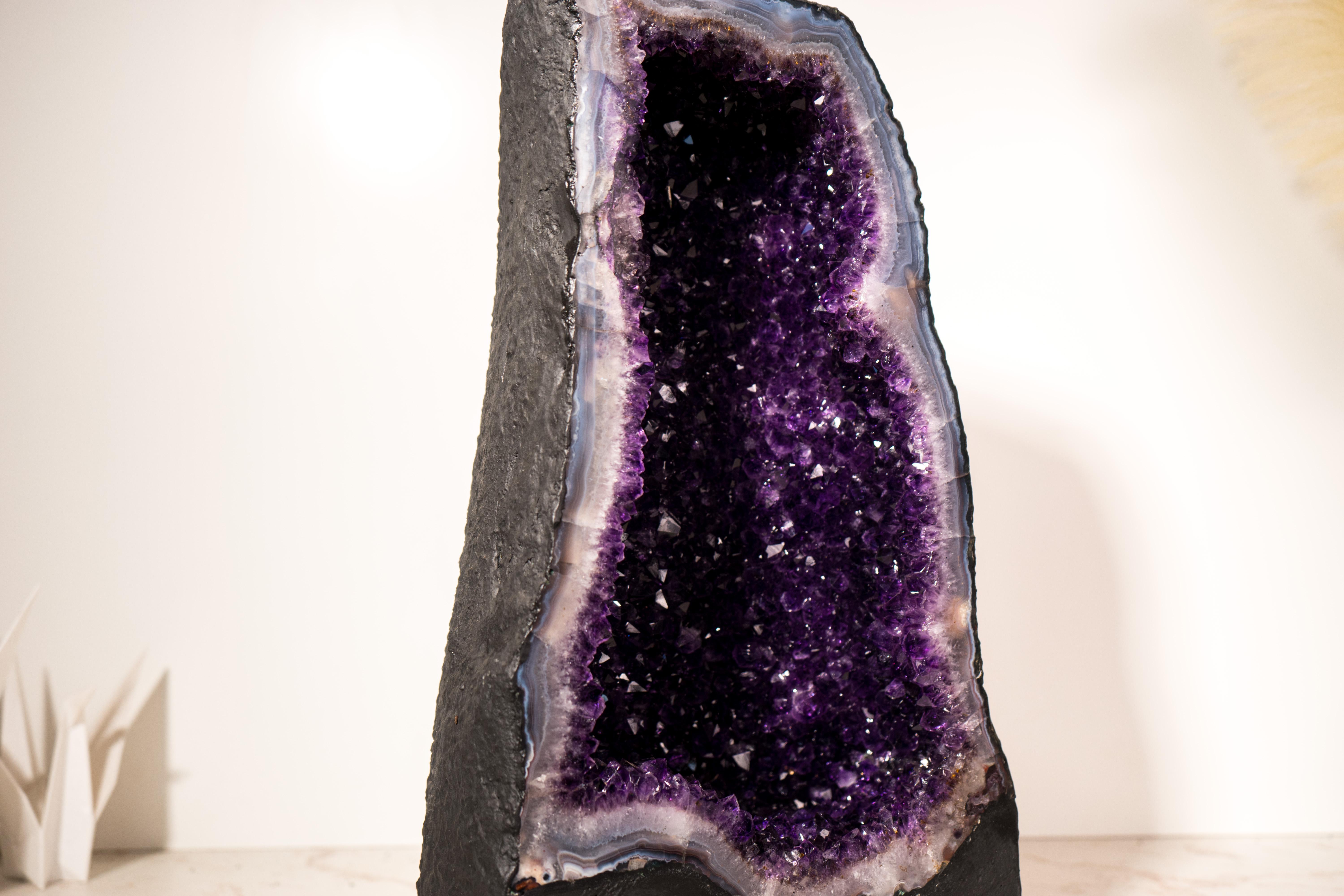 Rare Large Amethyst Geode Cathedral For Sale 3