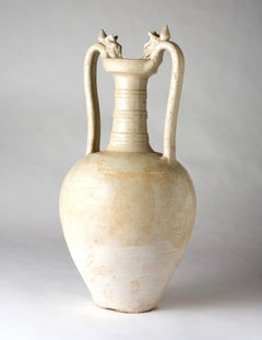 Rare Large Amphora with dragon-shaped handles, Tang Dynasty(618-907)