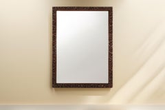 Rare large Antique Baroque or Rococo style hand carved oak mirror, France ca. 18