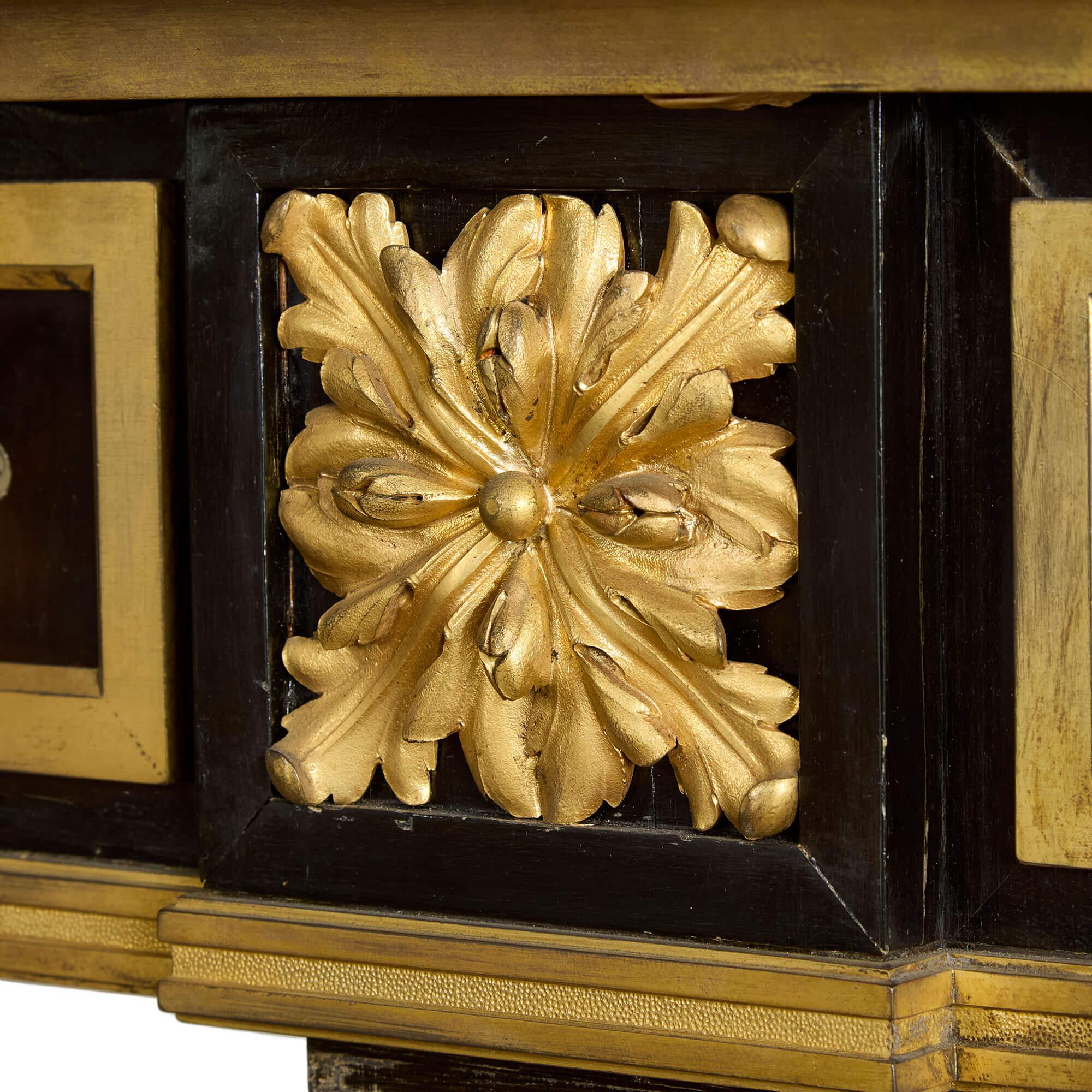 Seltener großer antiker Boulle-Marketerie-Mitteltisch Henry Dasson Wallace Collection'S (Französisch) im Angebot