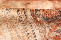 Nazmiyal Antique Silk Persian Tabriz Haji Jalili Carpet. Size: 10' 10" x 16'