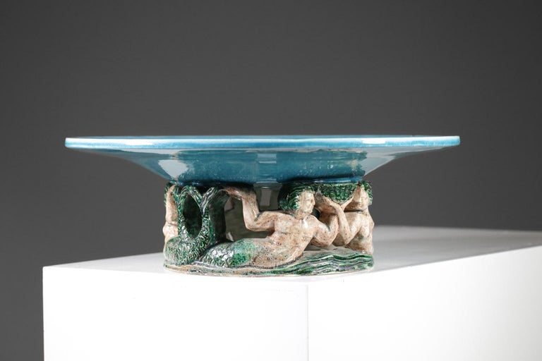 Rare Large Art Deco Ceramic Bowl from the 30/40's Robert Meynard, G400