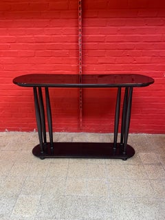 Rare Large Art Deco Console in Varnished walnut, circa 1925
