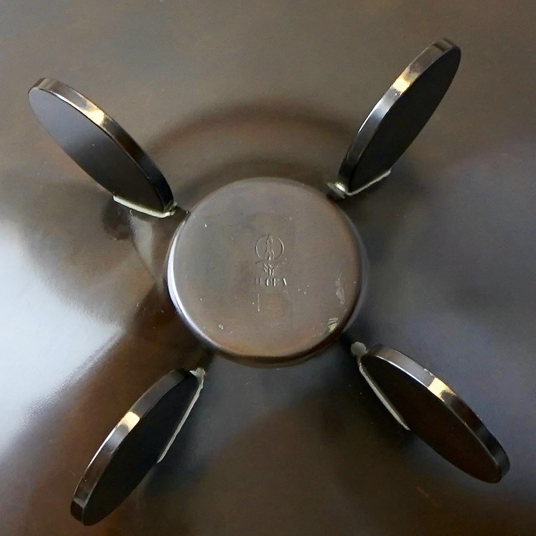 Grand bol de centre de table évasé Art Déco rare, WMF Ikora, Allemagne, années 1930 en vente 5