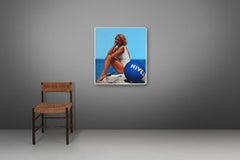 Rare large authentic vintage advertising sign Nivea cosmetics, Belgium