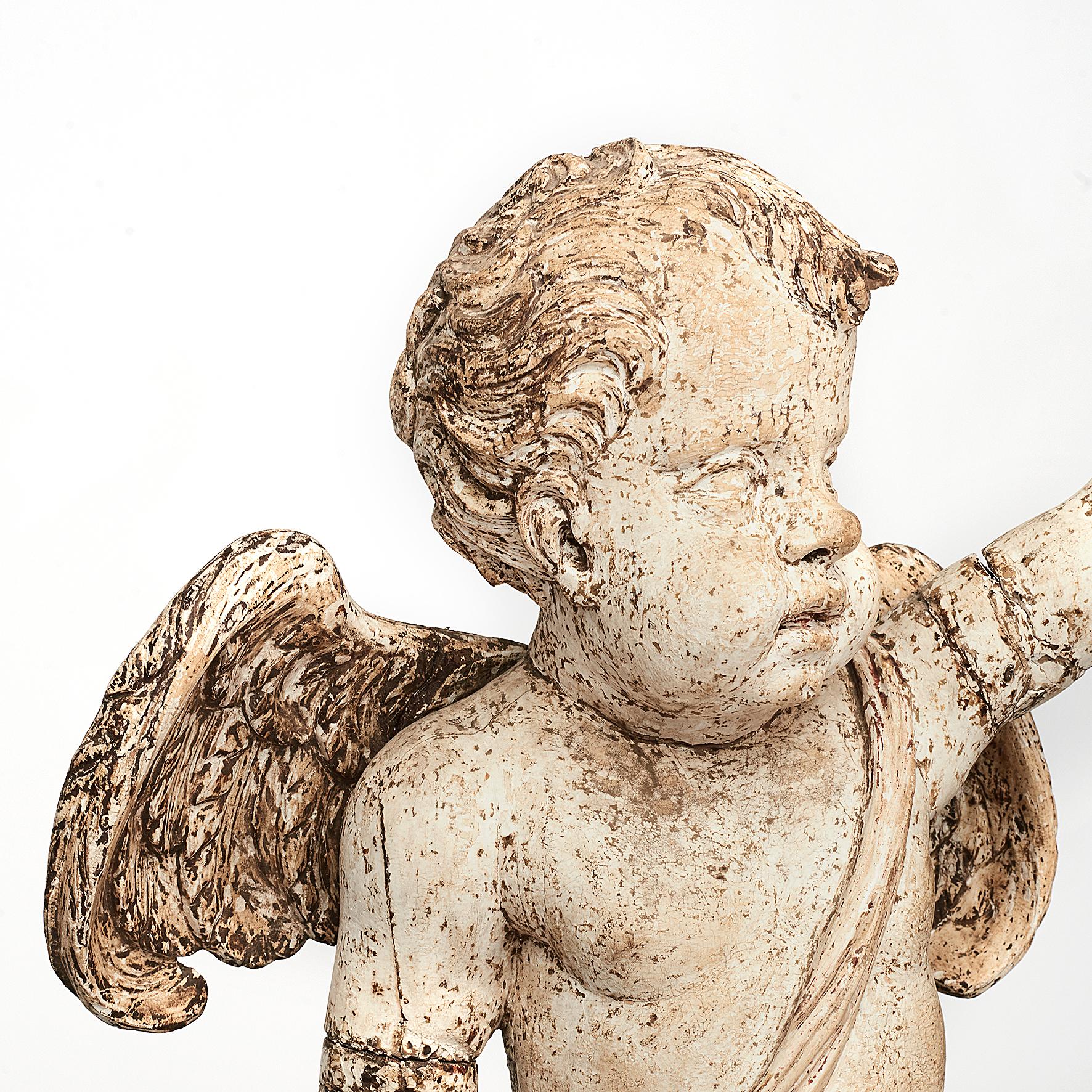 Rare Large Baroque Putti, Sweden, 1680-1720 For Sale 9