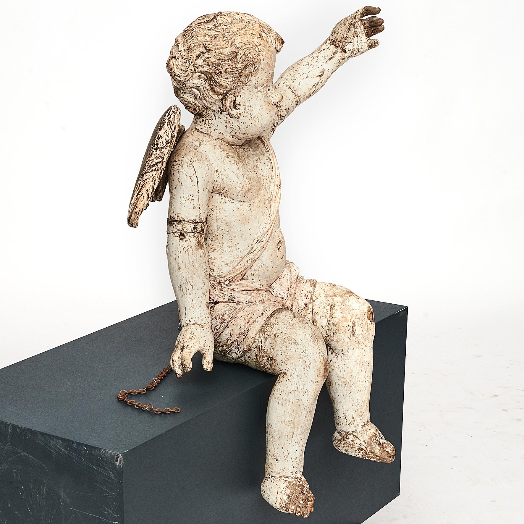 Rare Large Baroque Putti, Sweden, 1680-1720 For Sale 10