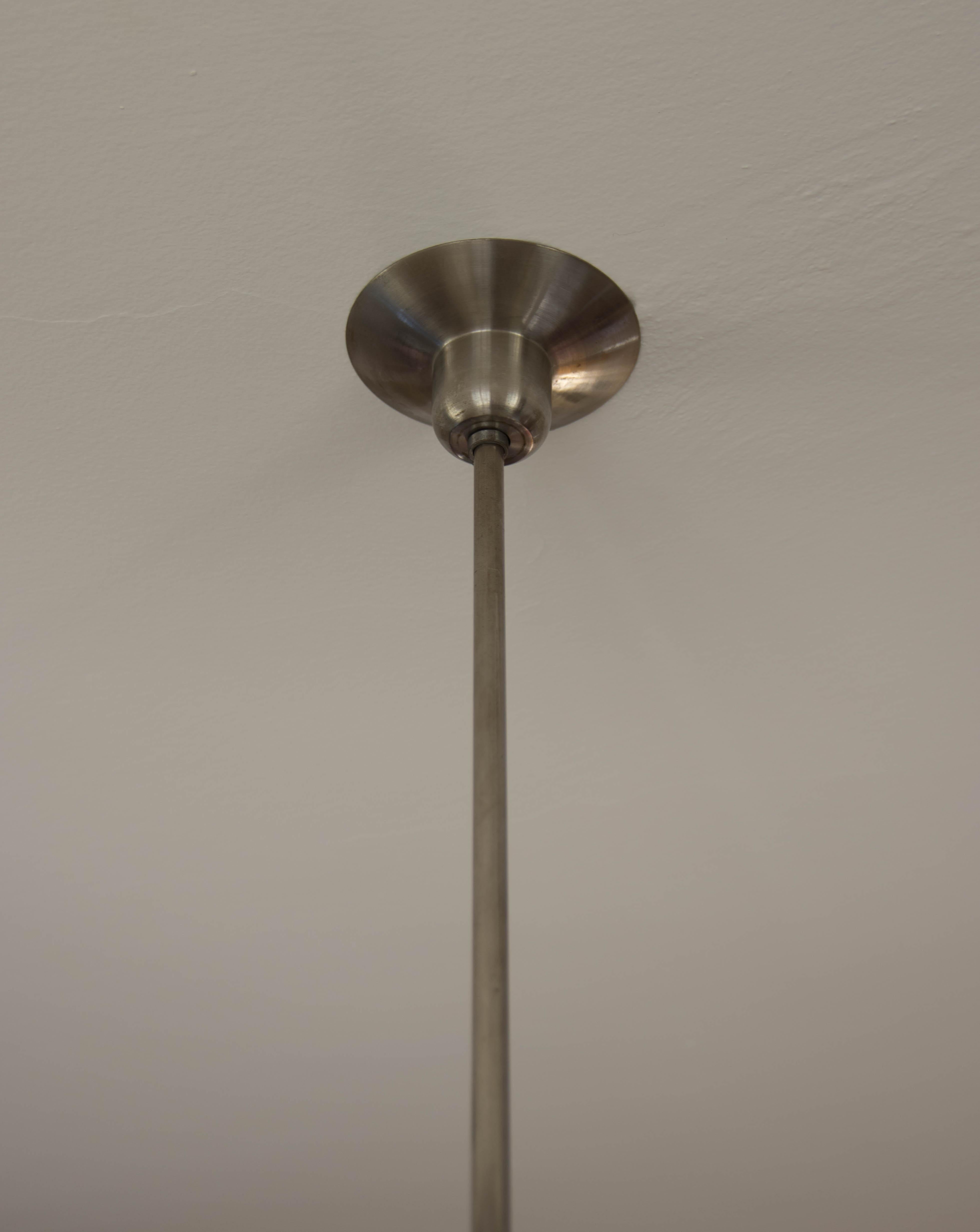 Seltener großer Bauhaus-Kronleuchter von Anyz für IAS, 1920, restauriert im Angebot 4