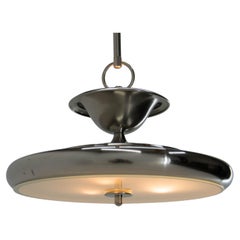 Rare Large Bauhaus Chandelier by IAS, 1920, Restored