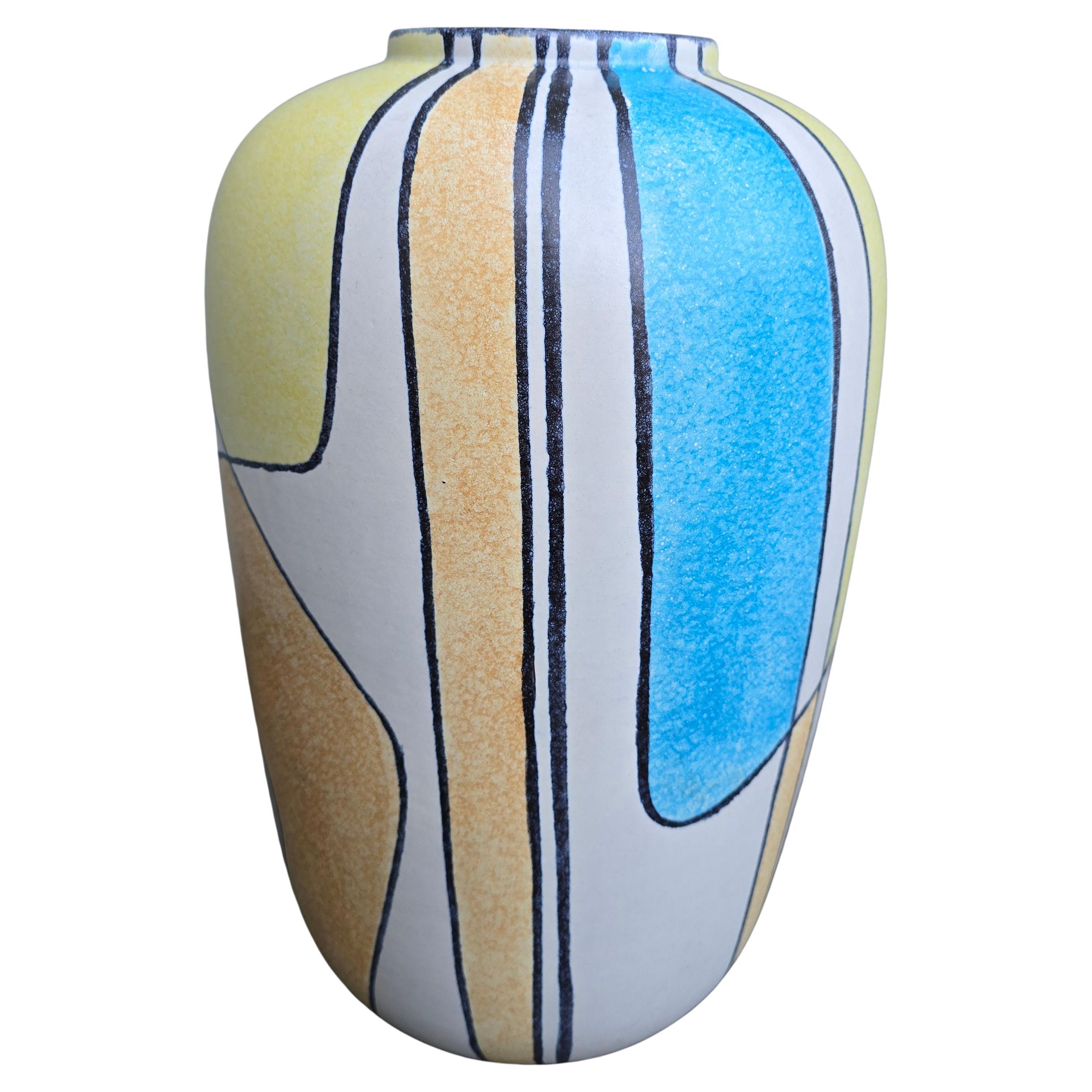 Tedesco Raro vaso grande in ceramica Bay - Germania, anni '60 in vendita