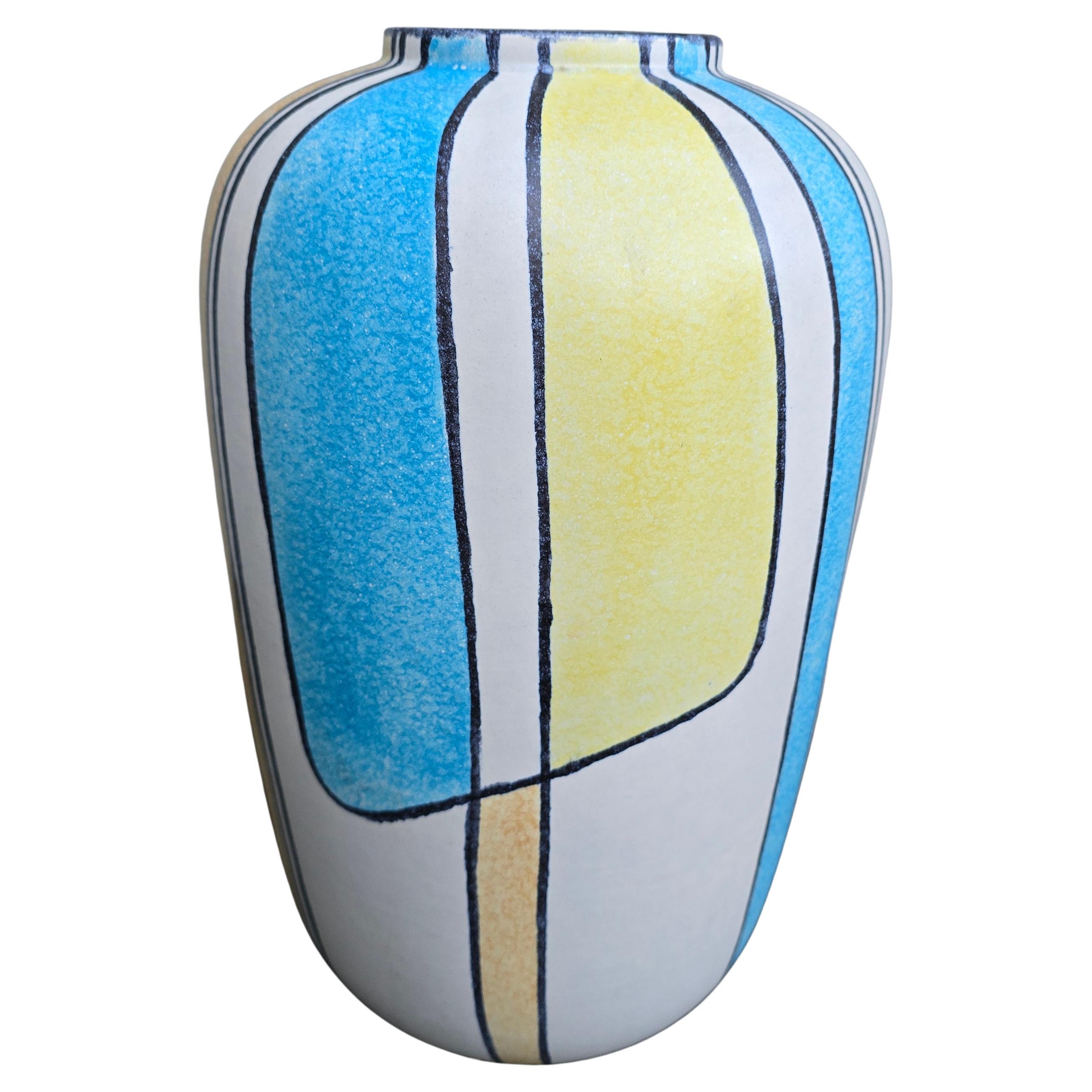 Dipinto Raro vaso grande in ceramica Bay - Germania, anni '60 in vendita