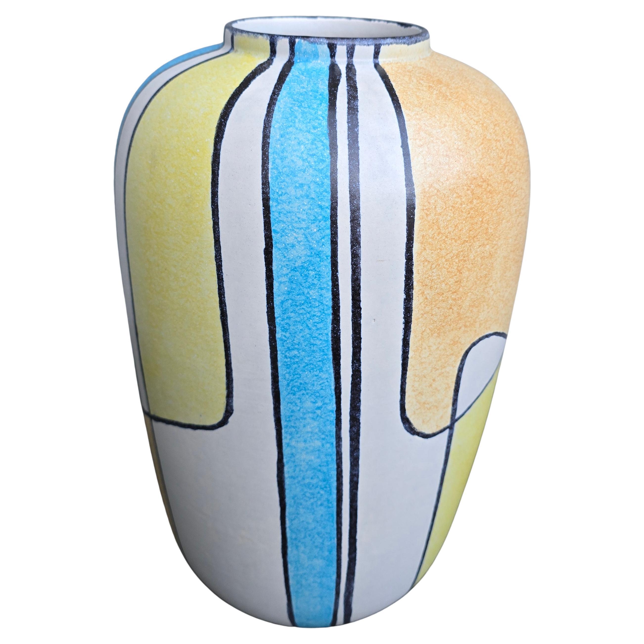 XX secolo Raro vaso grande in ceramica Bay - Germania, anni '60 in vendita