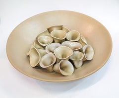 Rare, Large Ceramic Wall Decoration Bowl, 1970s