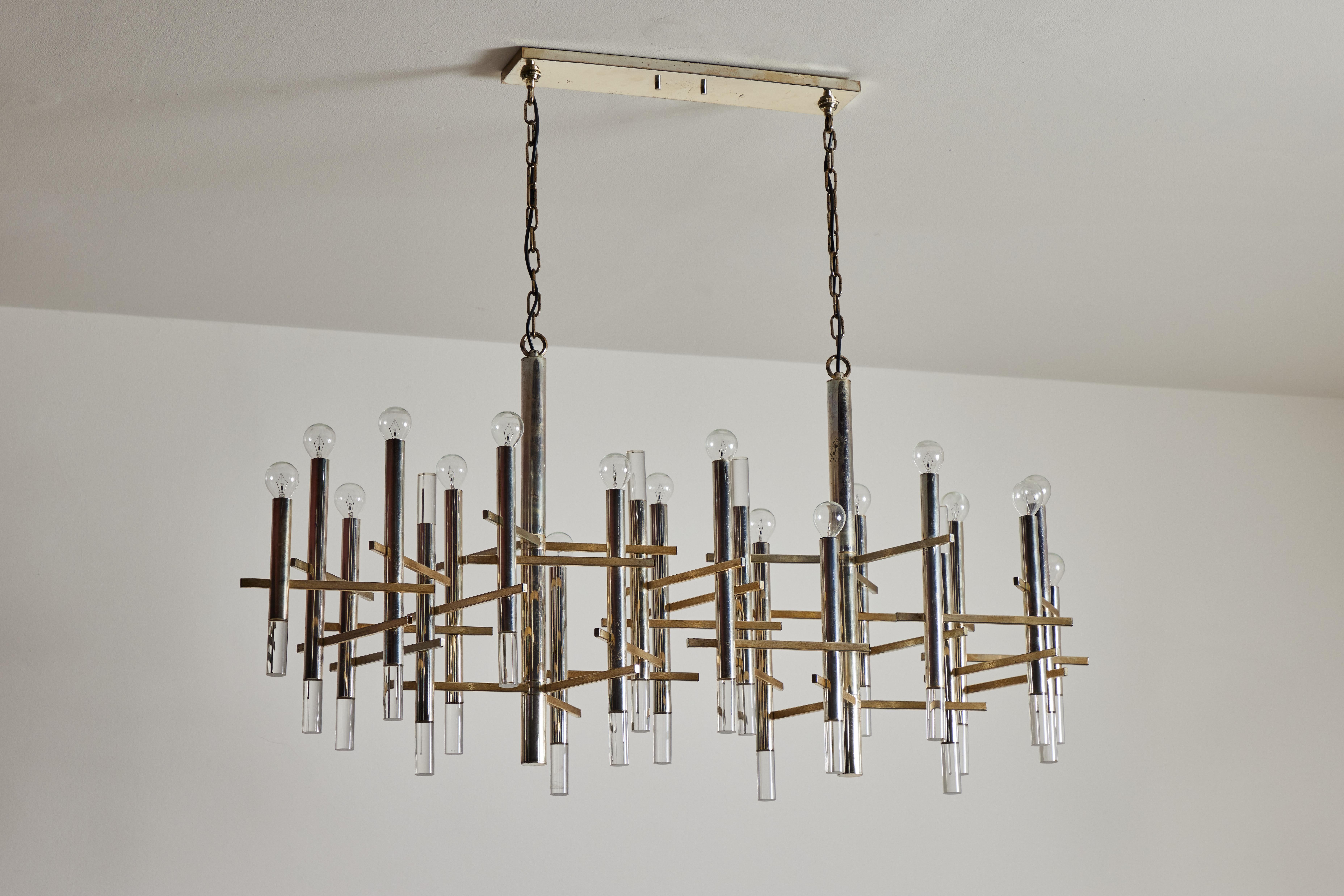 Rare Large Chandelier by Gaetano Sciolari 3