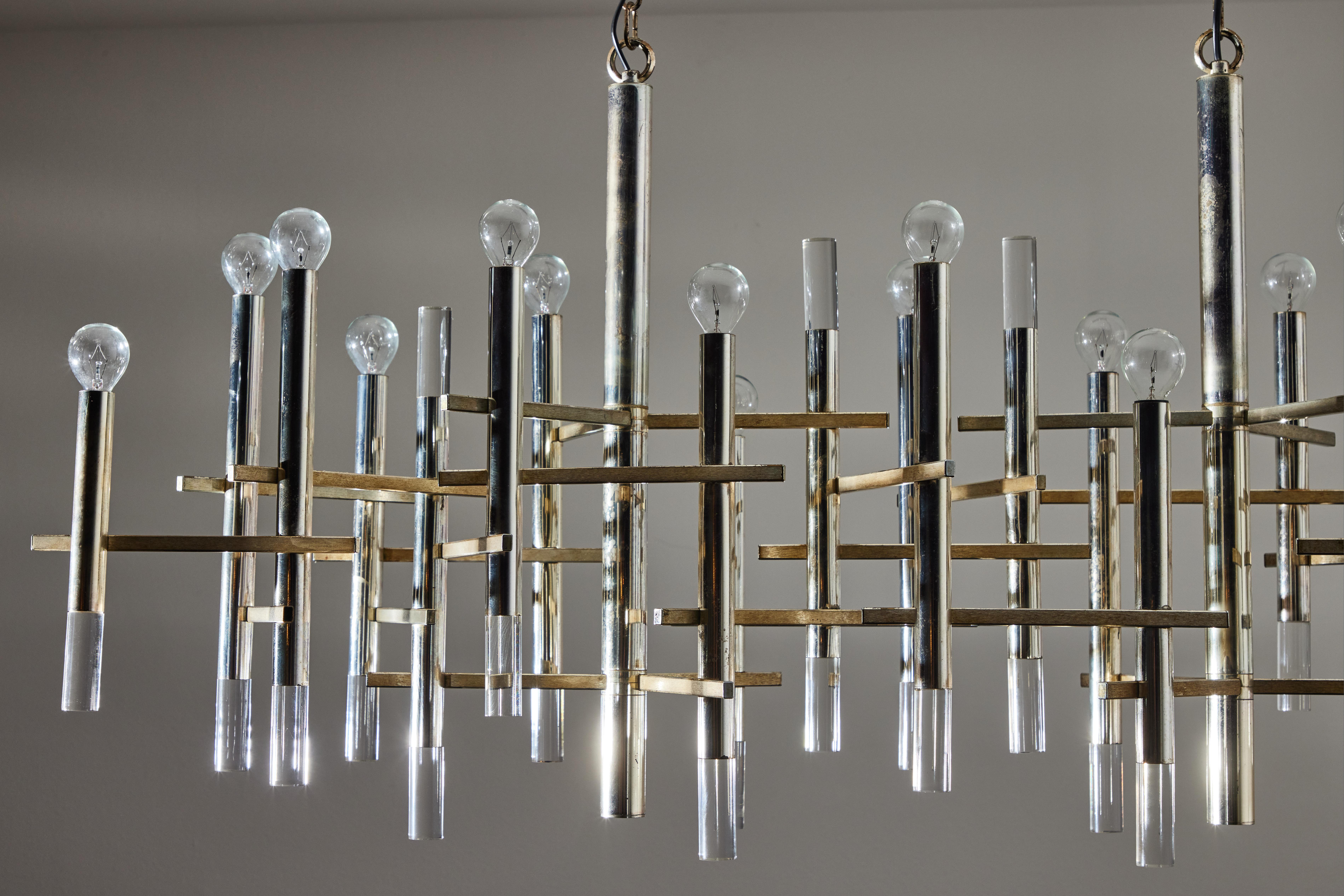 Rare Large Chandelier by Gaetano Sciolari 5