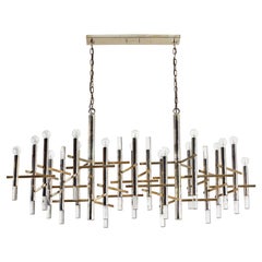 Rare Large Chandelier by Gaetano Sciolari