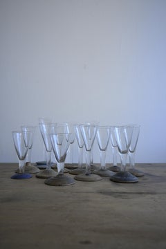 Rare, large collection of fourteen Swedish Drinking Glasses from the 18th-19th c