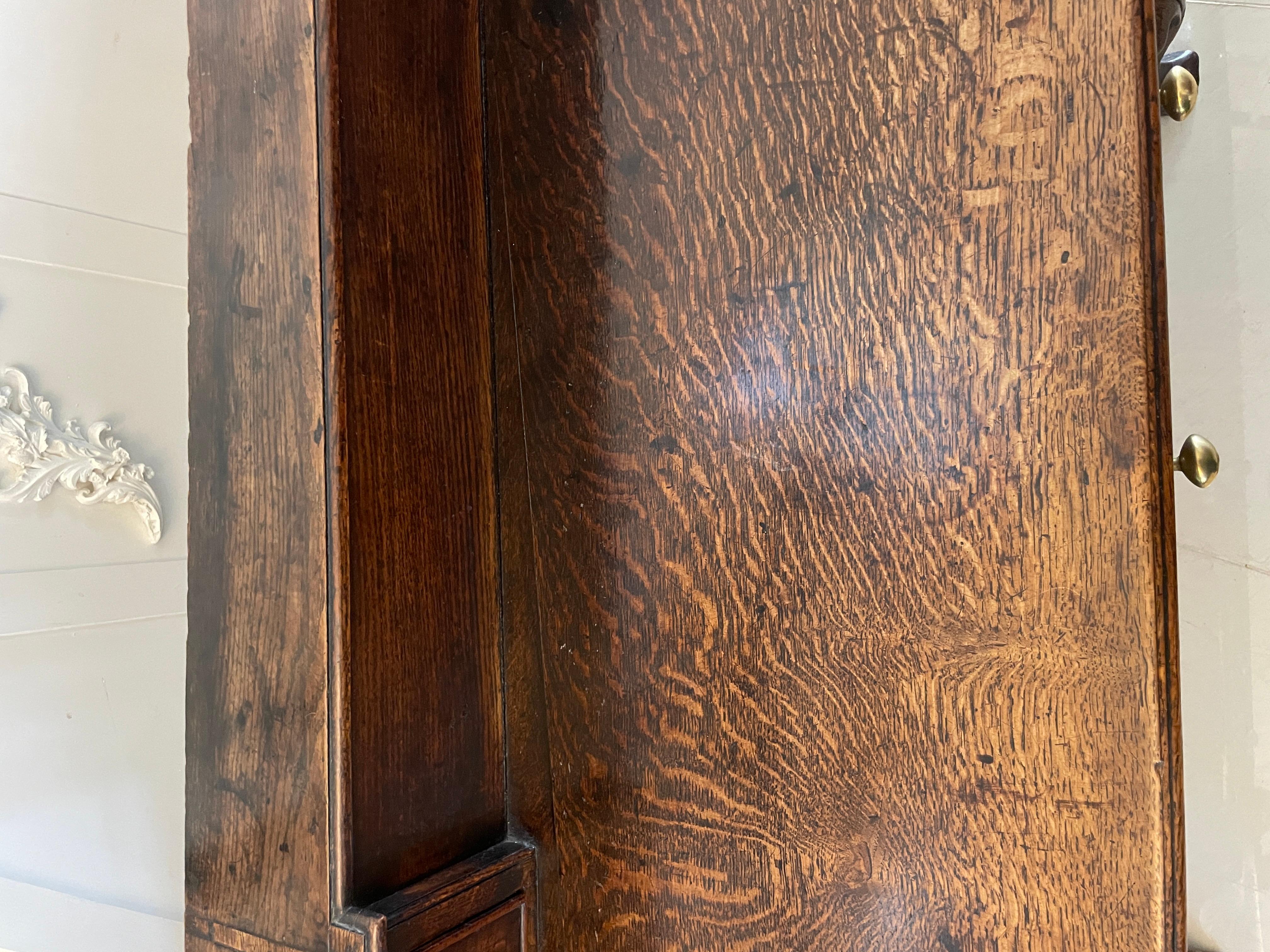 Rare Large Early 18th Century Antique Quality Oak Dresser Base 10