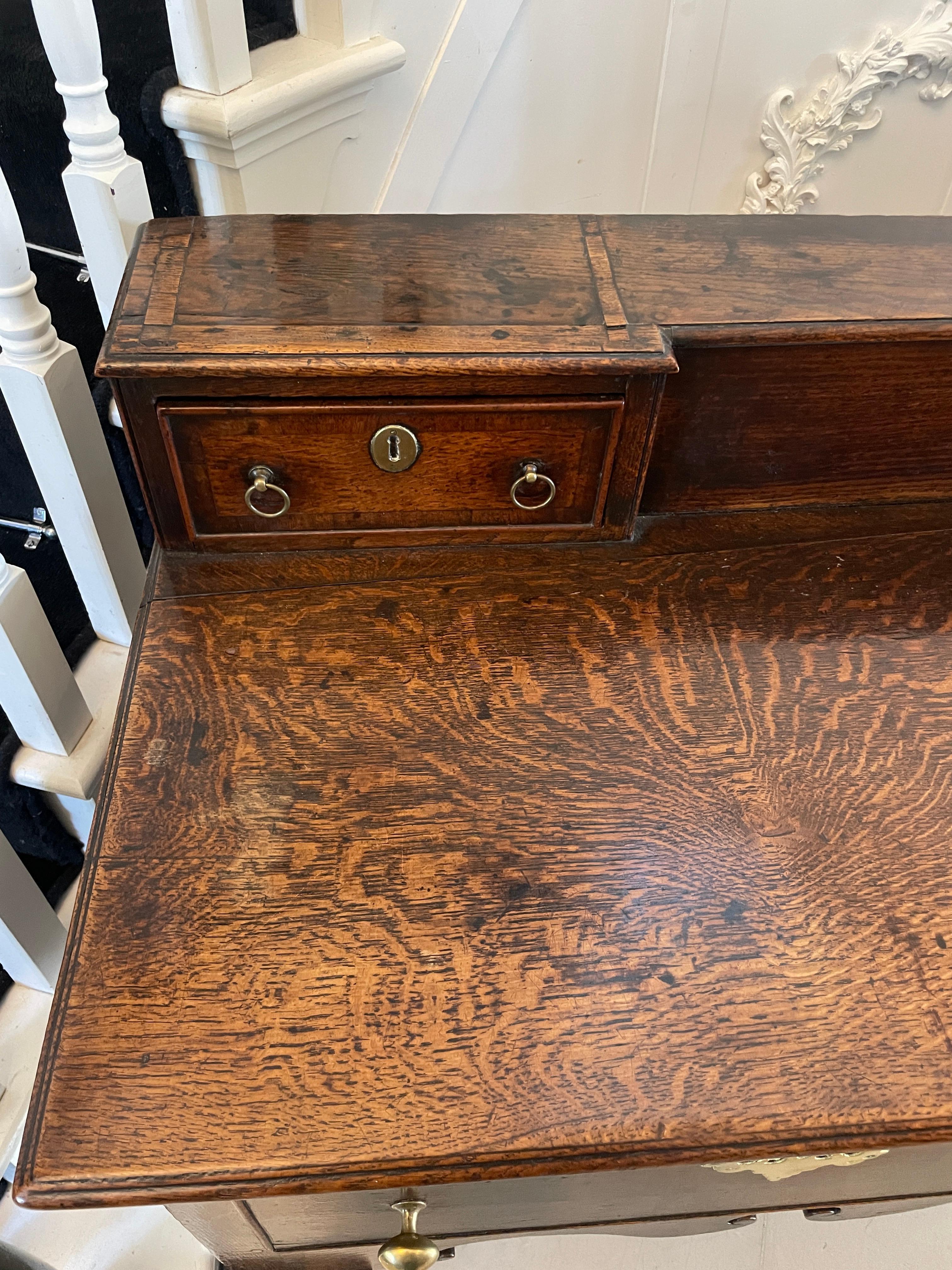 Rare Large Early 18th Century Antique Quality Oak Dresser Base 11
