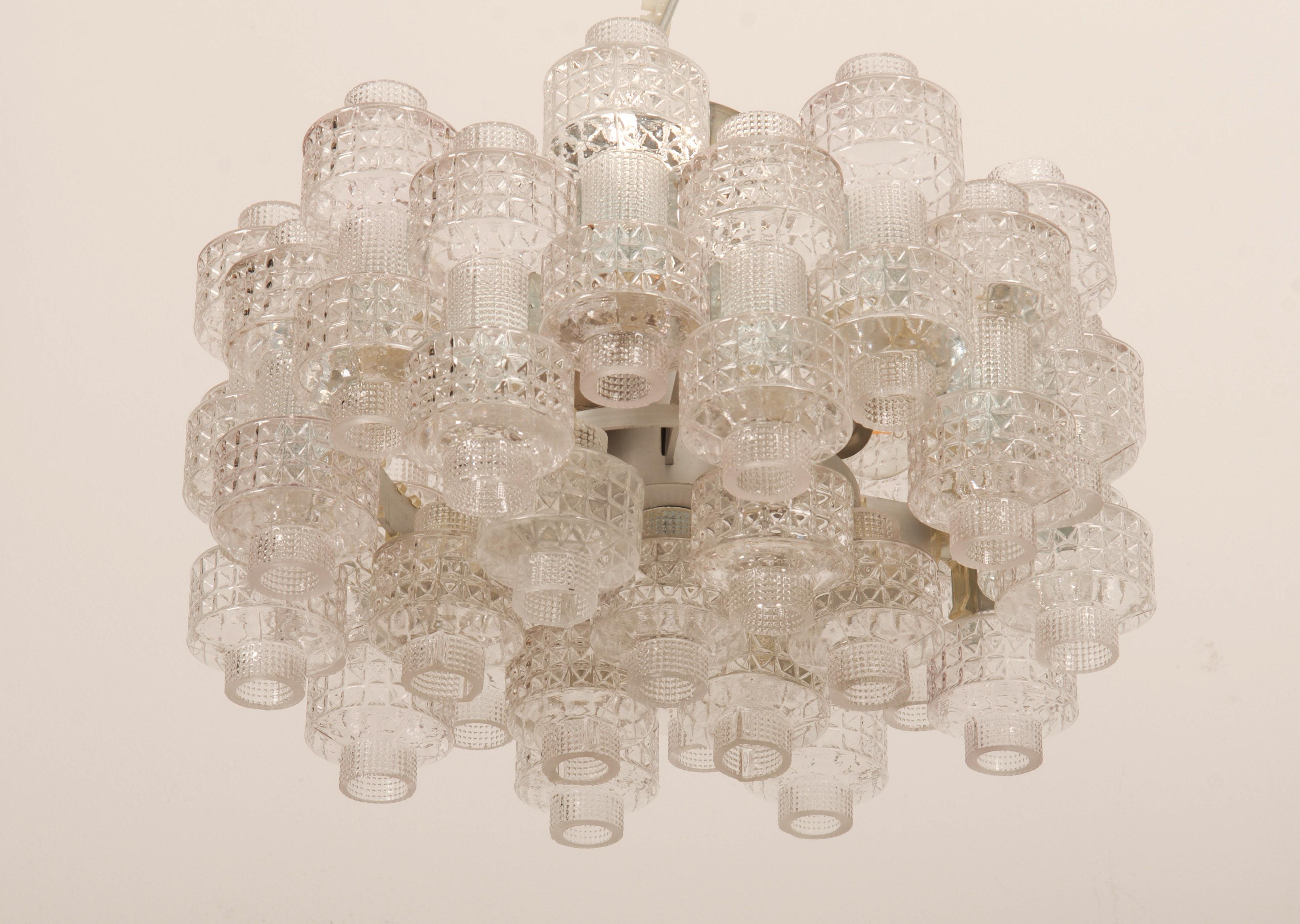 Svedese Raro lampadario di grandi dimensioni 