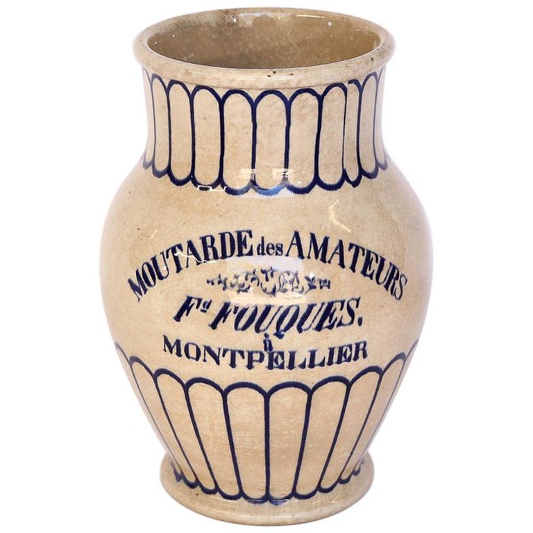 Rare Large French Mustard Pot at 1stDibs