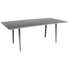 Rare Large Friso Kramer "Reform" Table with Black Linoleum Top