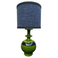 Rare Large German Pottery Table Lamp by Hutschenreuther Le Lion – 1960s