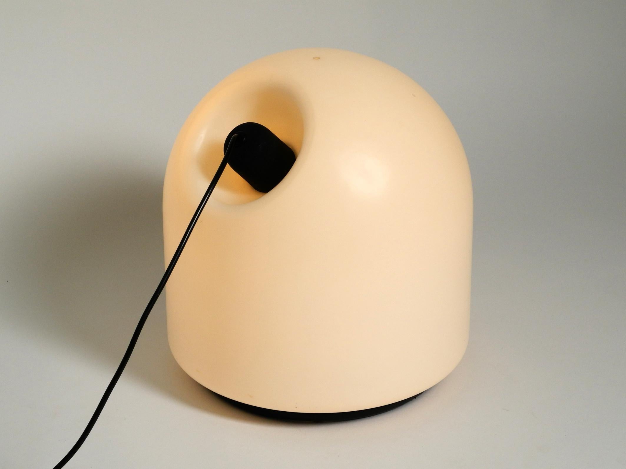 Seltener, großer italienischer Glastisch oder Stehlampe aus den 1960er Jahren im Space Age-Design im Angebot 9