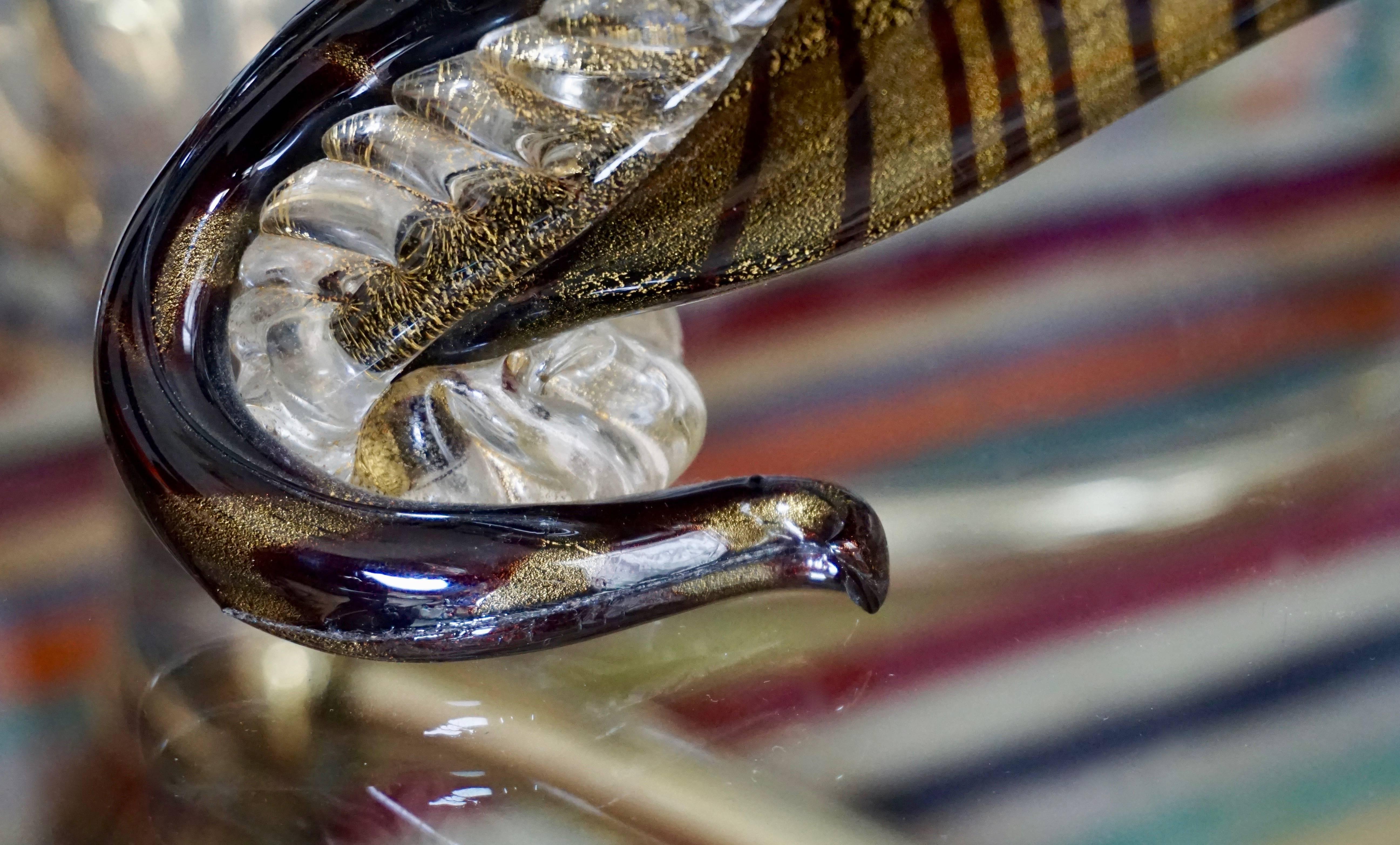 murano glass tiger