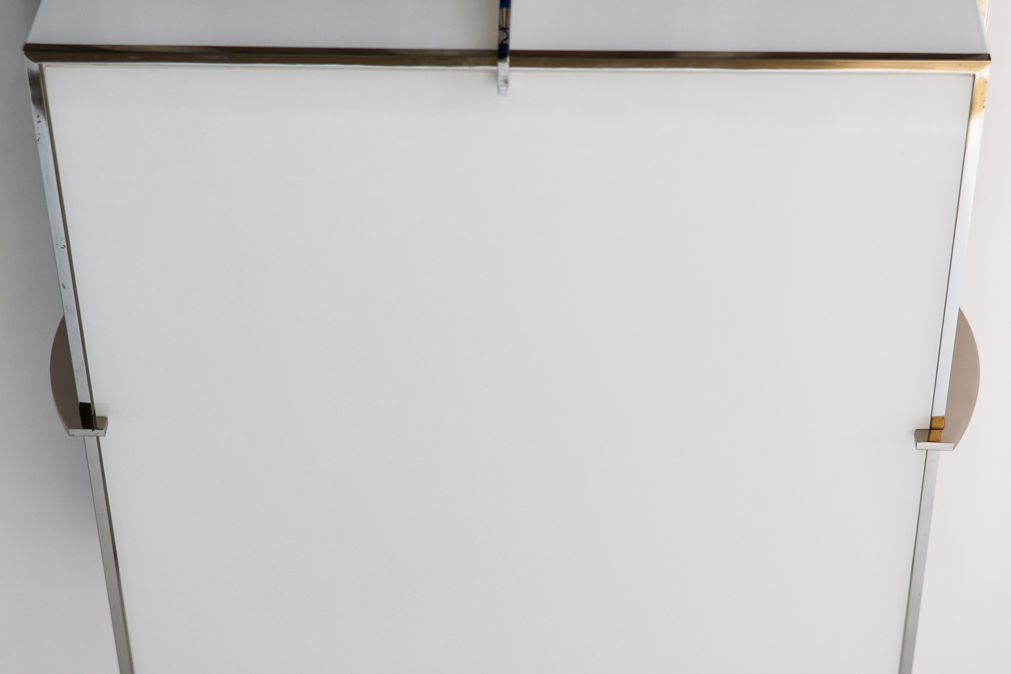 Rare Large Jean Perzel Model N°359 Ceiling Lamp — Icon of French Modernism For Sale 8