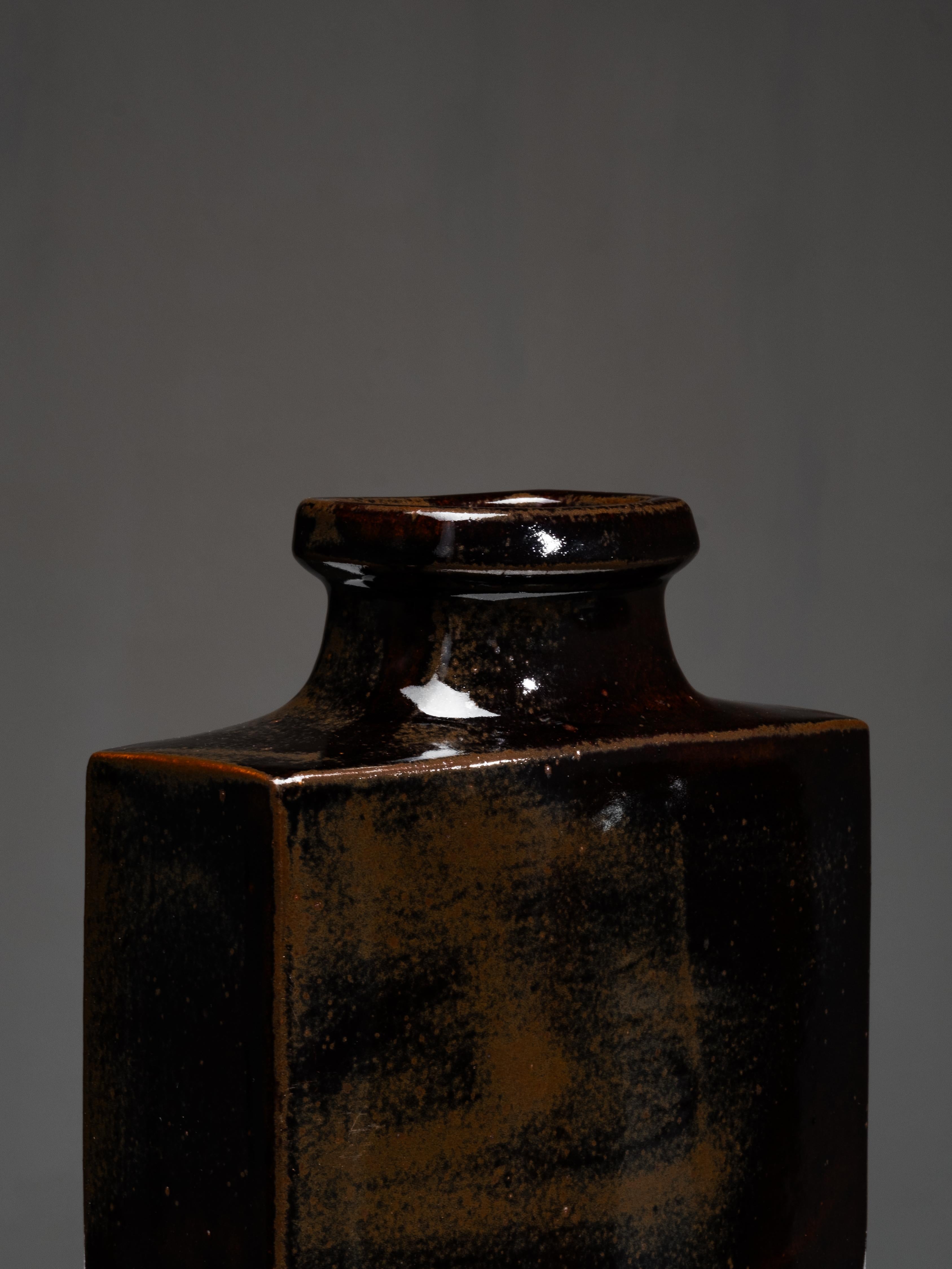 Rare Large Knabstrup Atelier Vase by Christine Konschak, Denmark, 1960s For Sale 2
