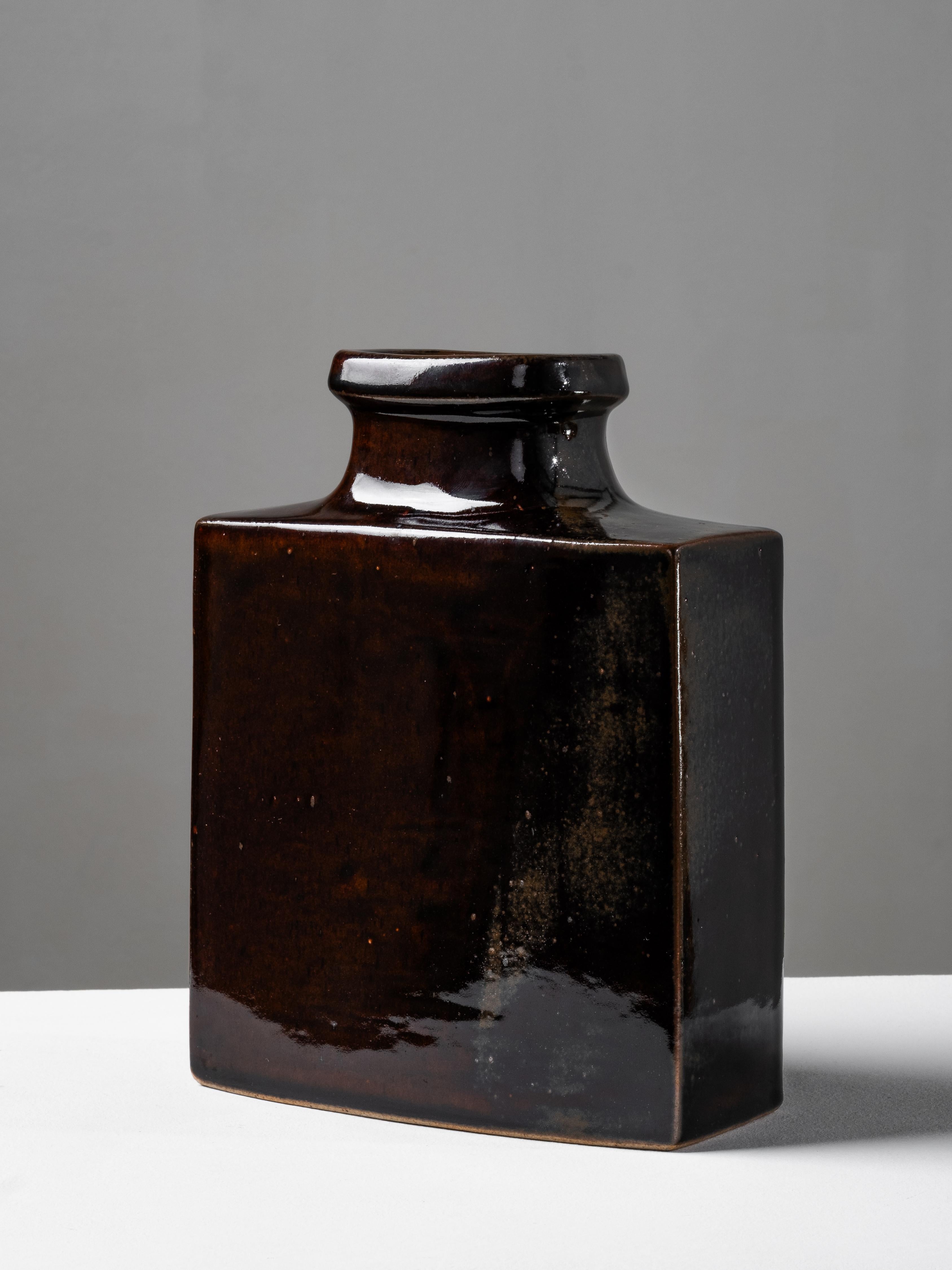 Rare Large Knabstrup Atelier Vase by Christine Konschak, Denmark, 1960s For Sale 4