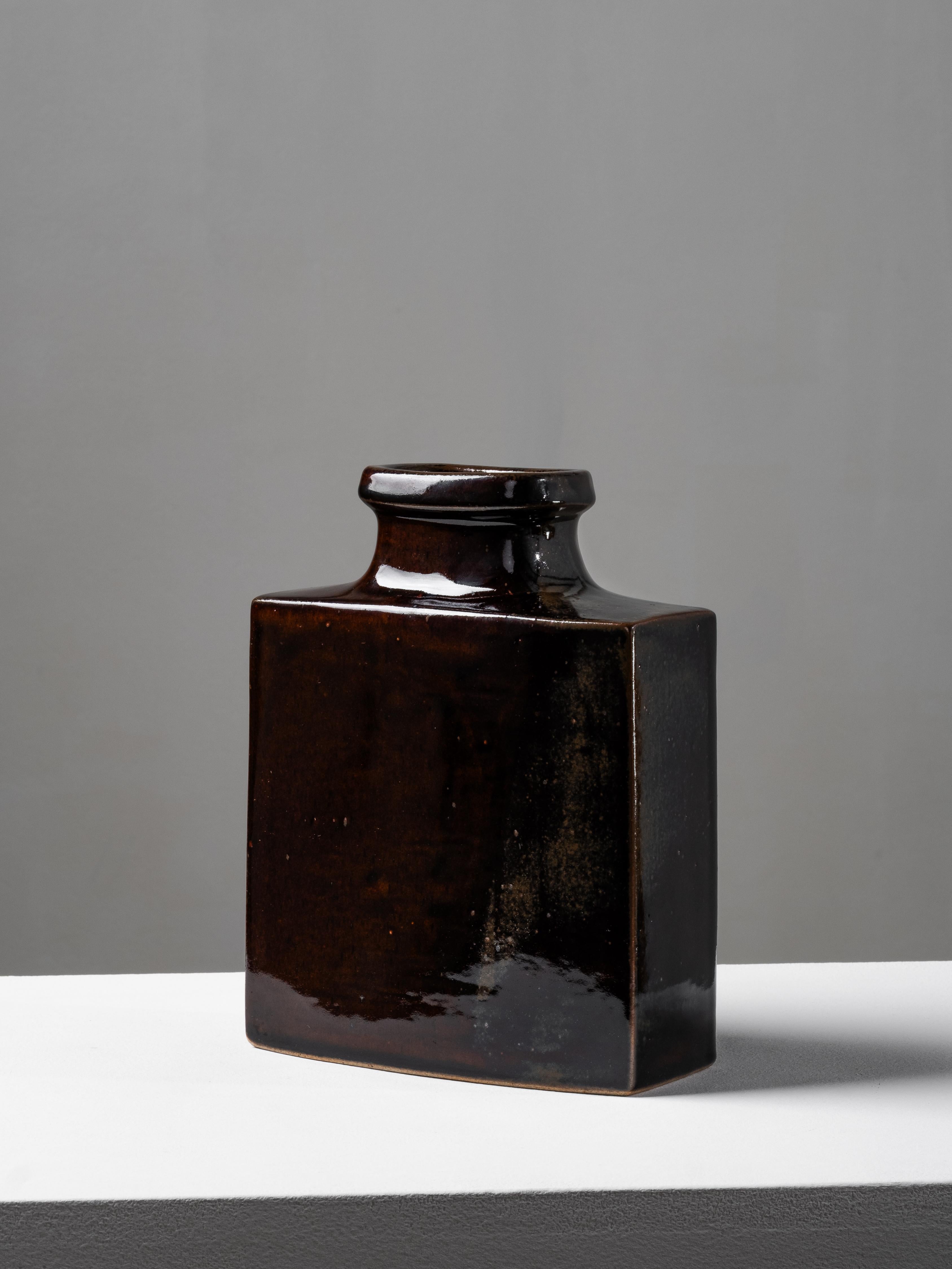 Rare Large Knabstrup Atelier Vase by Christine Konschak, Denmark, 1960s For Sale 5